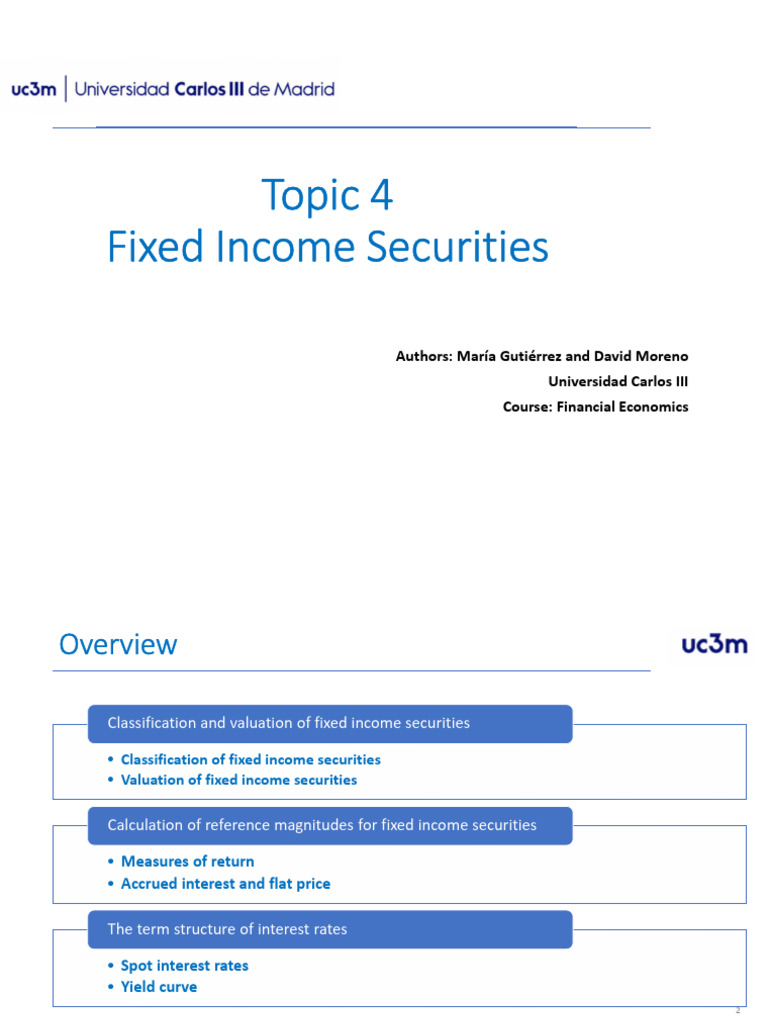 Classification and Valuation of Bonds | PDF | Bonds (Finance) | Fixed ...