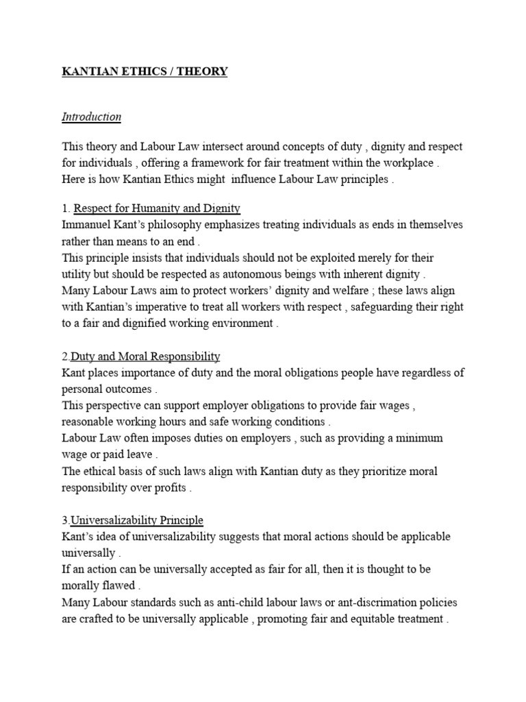 Immanuel Kant intelligence overview