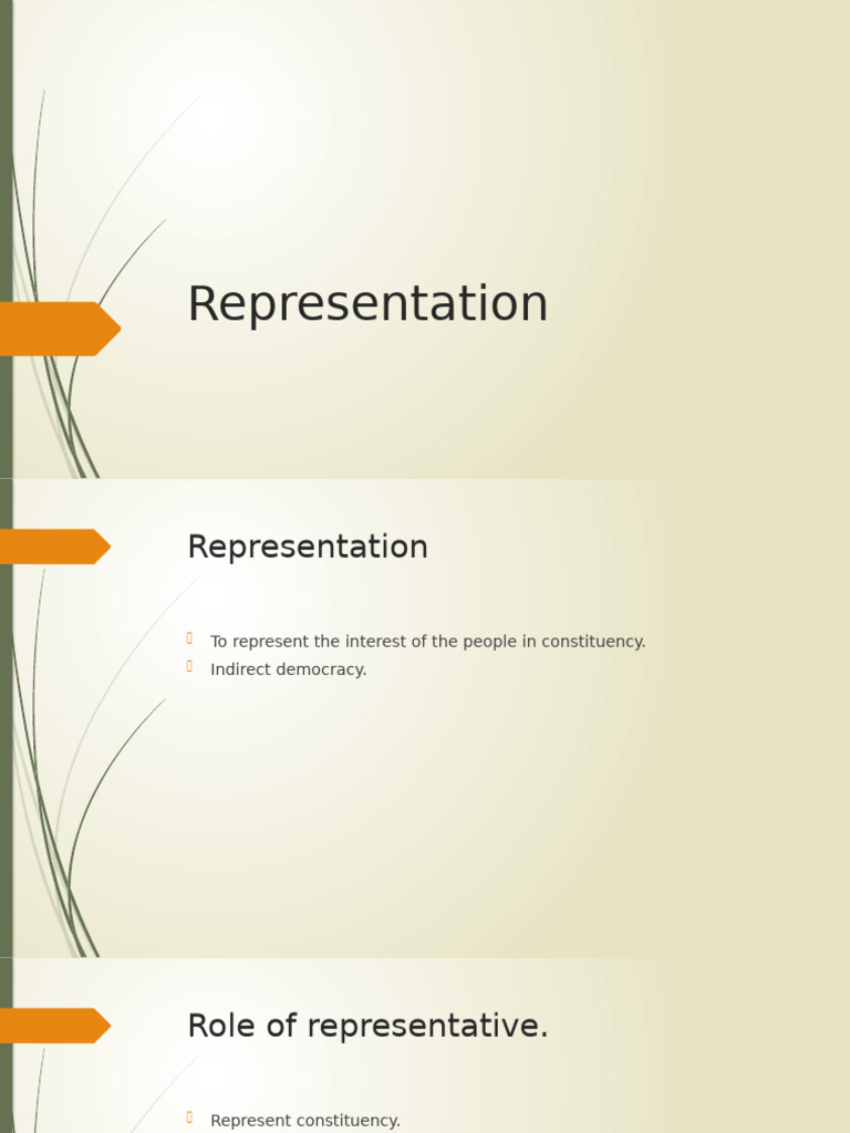 Representation | PDF | Voting | Electoral District