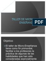 Taller de Micro-Enseñanza