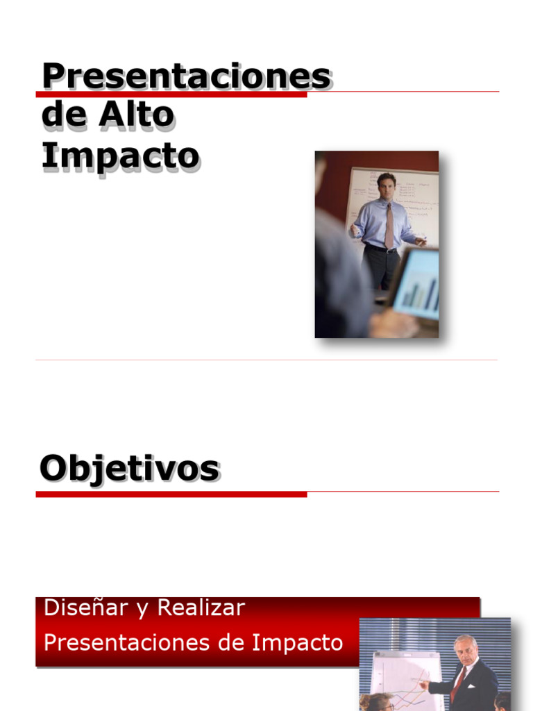 Presentaciones de Alto Impacto | PDF