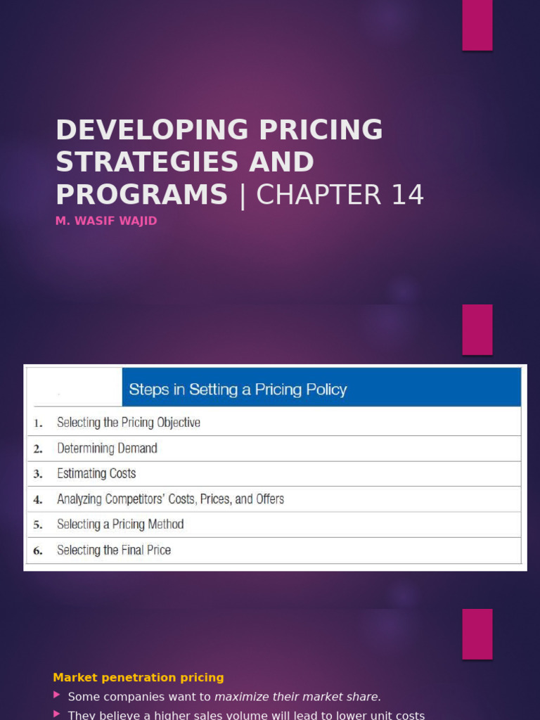 Effective Pricing Strategies Explained | PDF | Pricing | Marketing