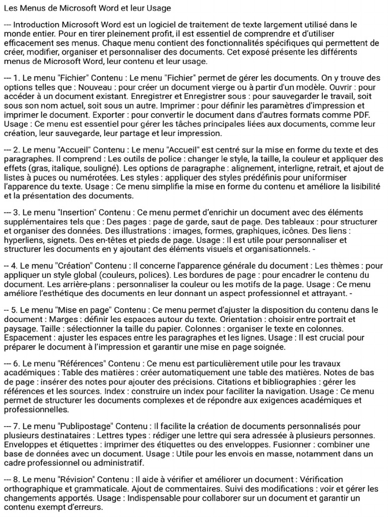 Exposé D'informatique | PDF