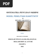 Download Penjelasan Sistimatika Penulisan Skripsi Model Penelitian Kuantitatif by Biasa_aja SN82389835 doc pdf