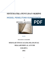 Download Penjelasan Sistimatika Penulisan Skripsi Model Penelitian Kuantitatif by Biasa_aja SN82389835 doc pdf