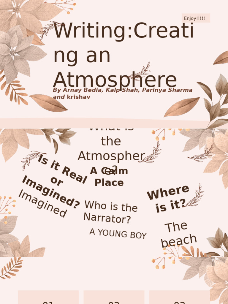 Creating a Calm Beach Atmosphere | PDF