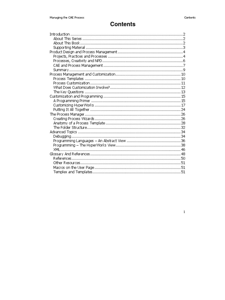 Managing CAE Processes with HyperWorks | PDF | Scripting Language ...