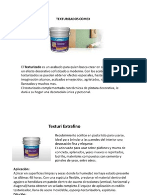 Comex Texturizados | PDF