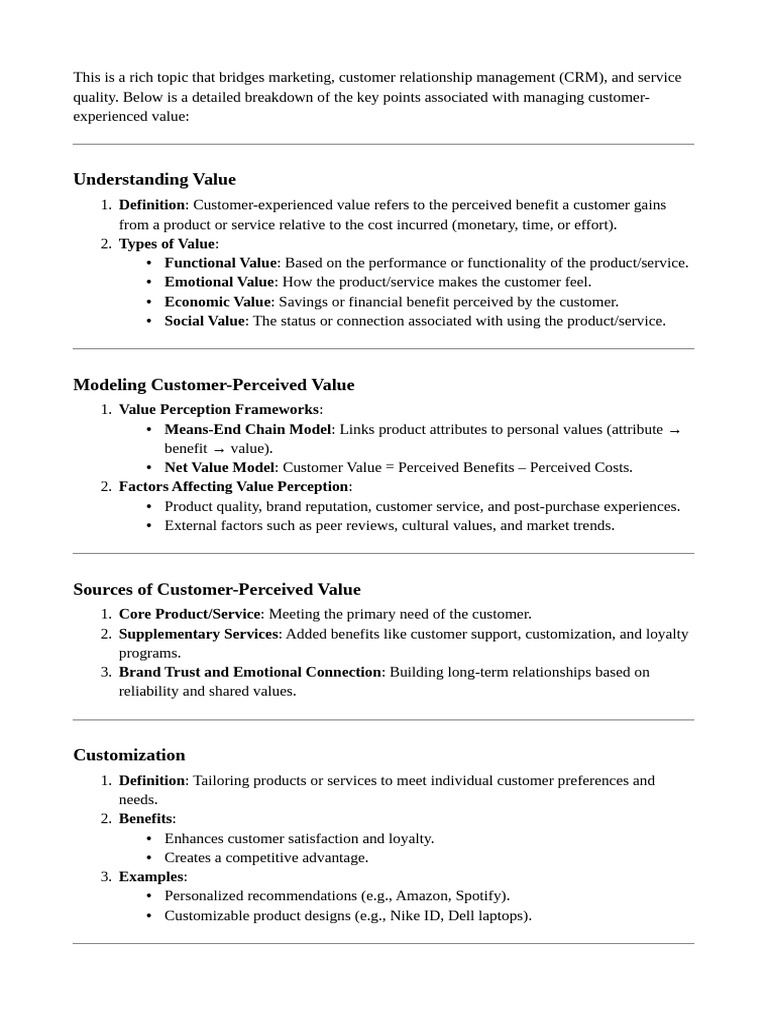 CRM CHP 3 | PDF | Customer Relationship Management | Customer Experience