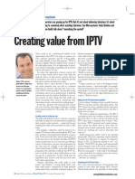 Creating Value From IPTV: Co-Sponsored Feature: Sun Microsystems