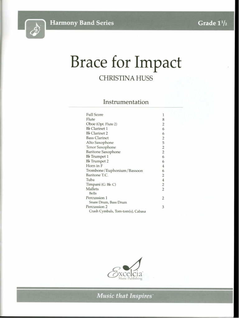Huss, Christina Brace For Impact PDF