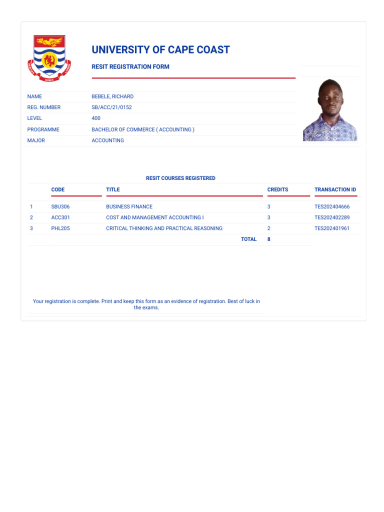 Registration Form | PDF