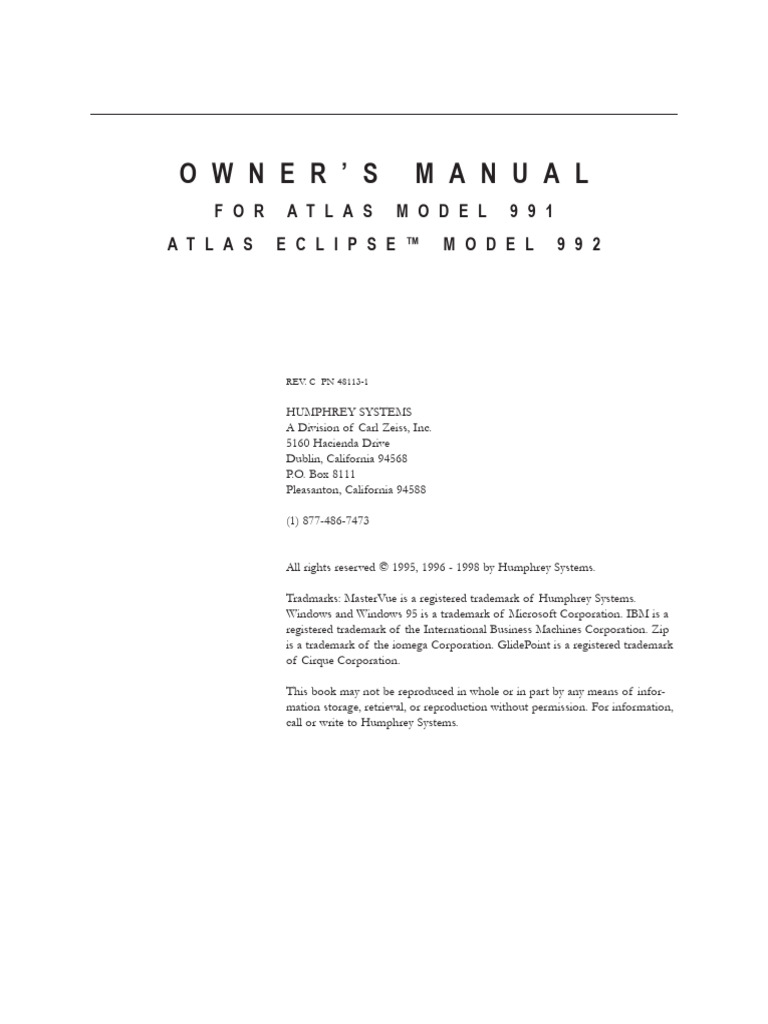 Atlas 991992 Manual | PDF | Computer Network | Operating System