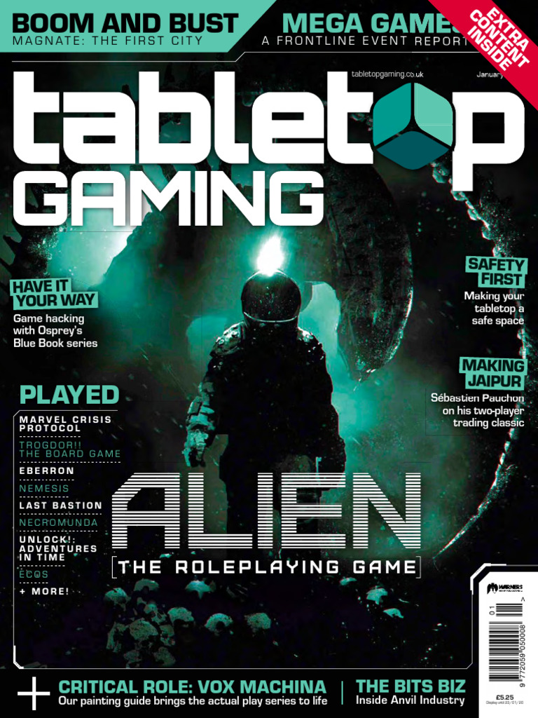 Alien - Tabletop Gaming (January 2020) | PDF | Role Playing Games