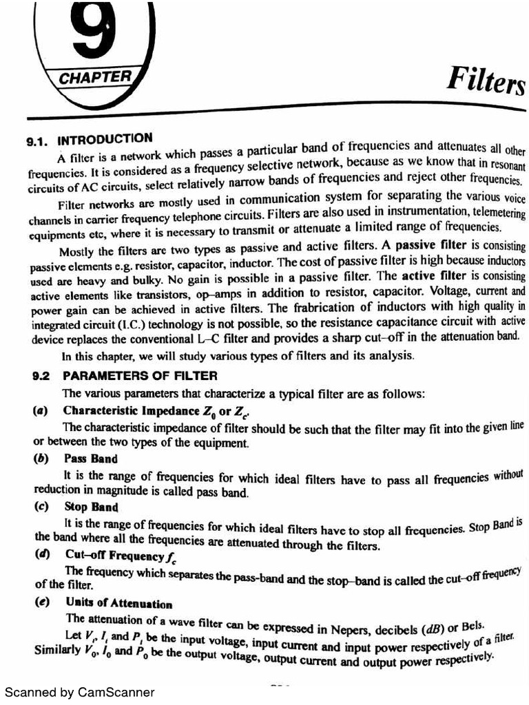 Filters | PDF