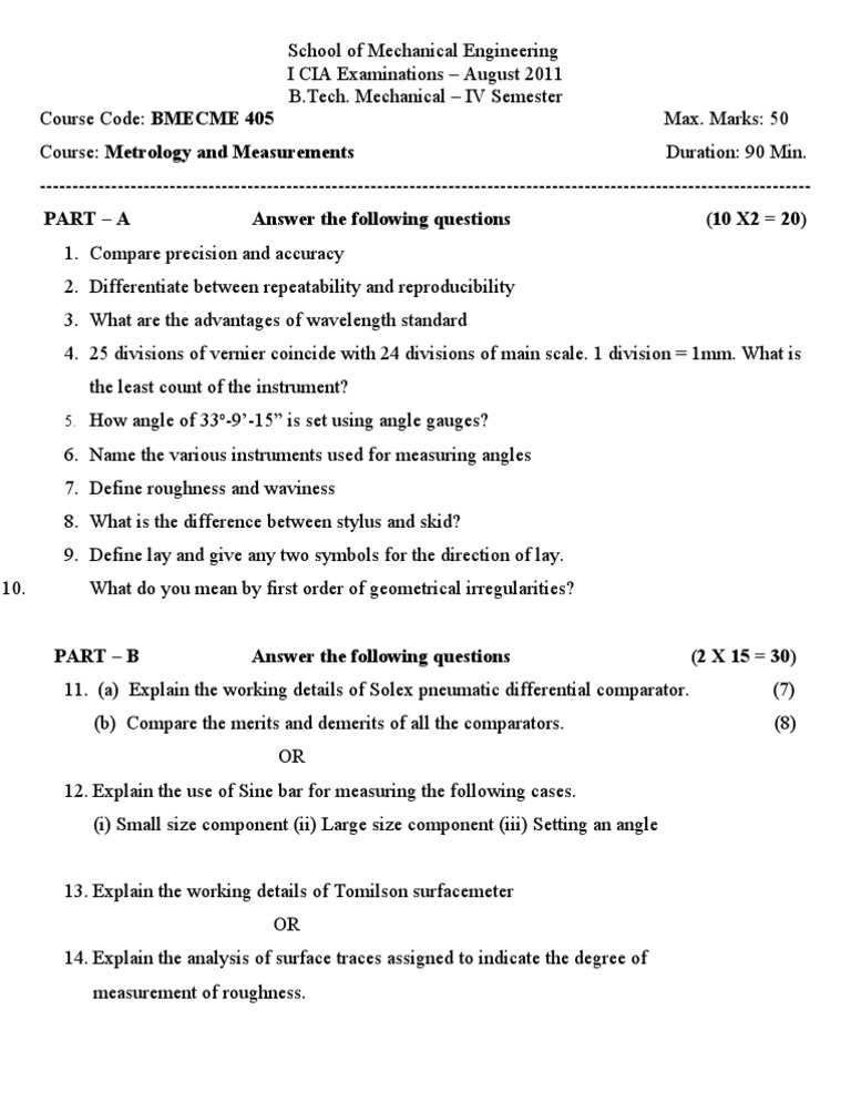word question paper template