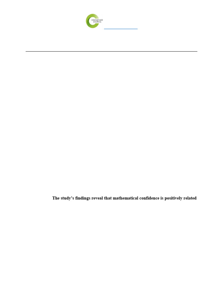 Math Performance and Anxiety Study | PDF | Survey Methodology | Mathematics