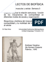 Contractilidad muscular y celular. Bioquímica y biofísica del músculo. Semana 3 