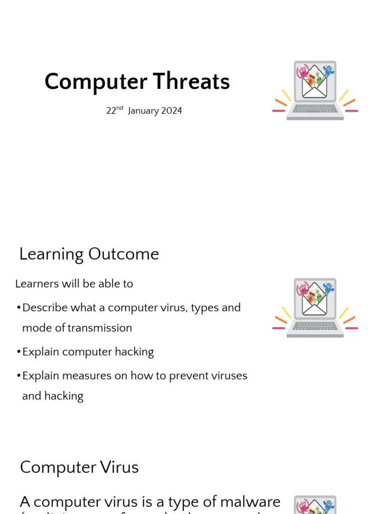 Understanding Computer Viruses and Hacking | PDF | Malware | Computer Virus