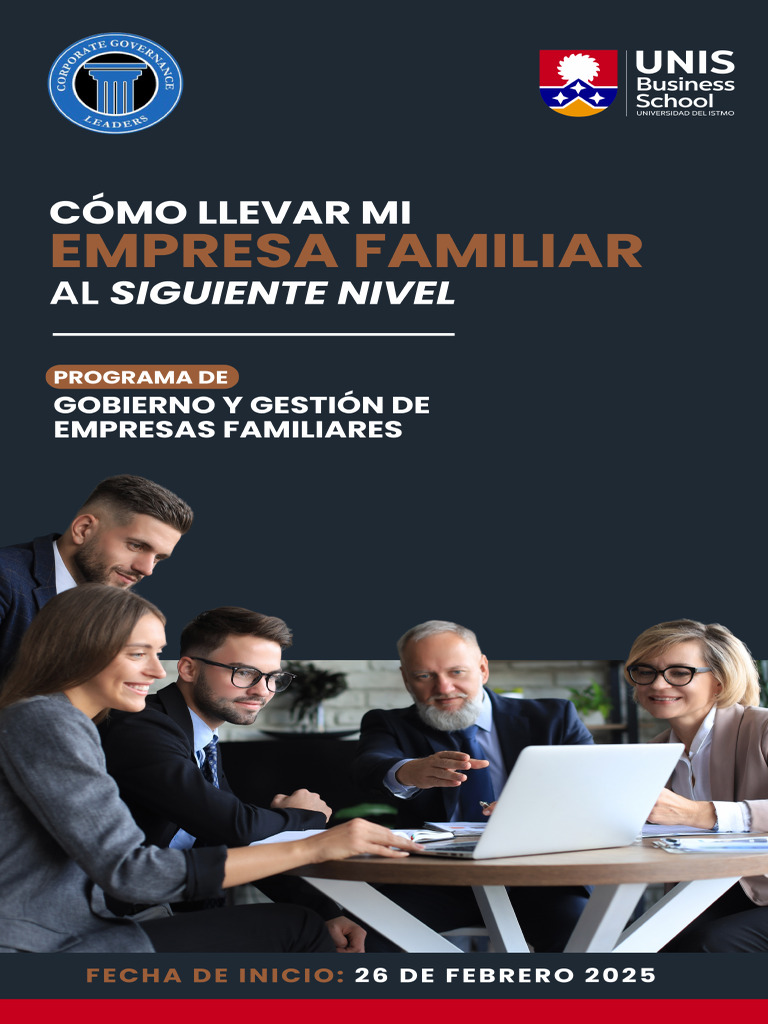 Gobierno y Gestión de Empresas Familiares (Folleto2025) | PDF | Junta ...