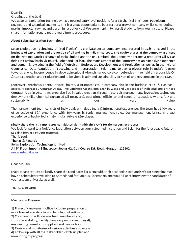 Selan Exploration Technology Limited - Pod.ai | PDF | Hydrocarbon ...