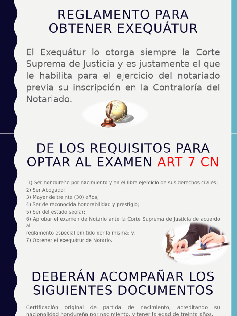 Requisitos para Obtener Exequátur Notarial | PDF | Justicia | Crimen y ...