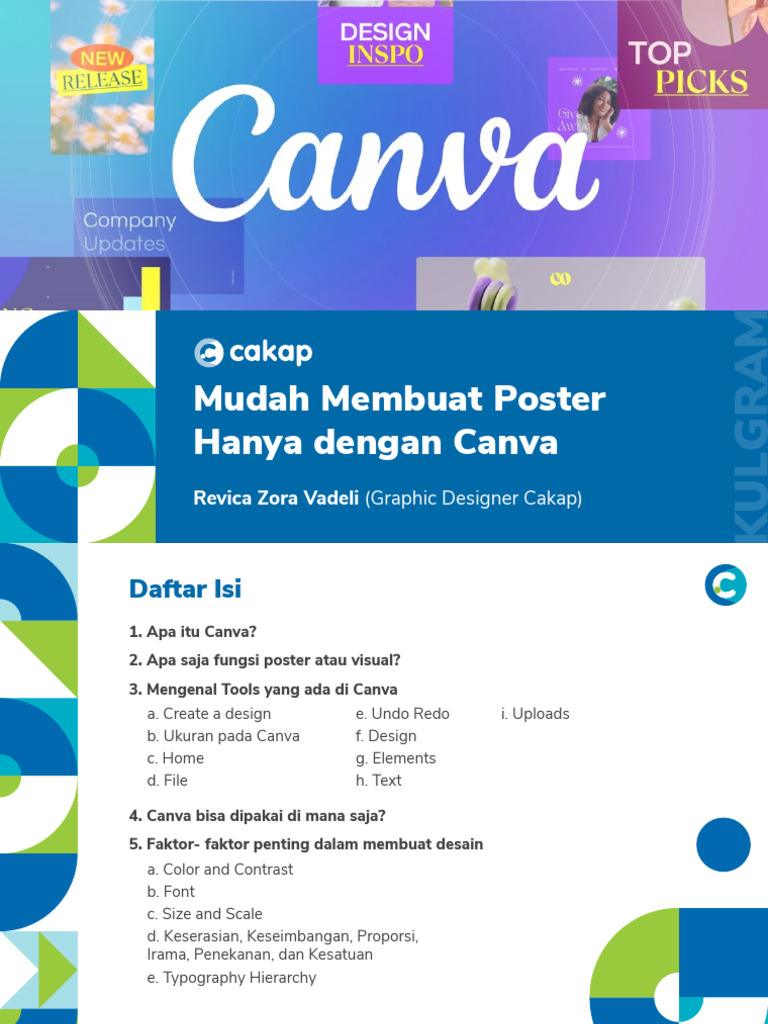 Panduan Desain Poster di Canva | PDF