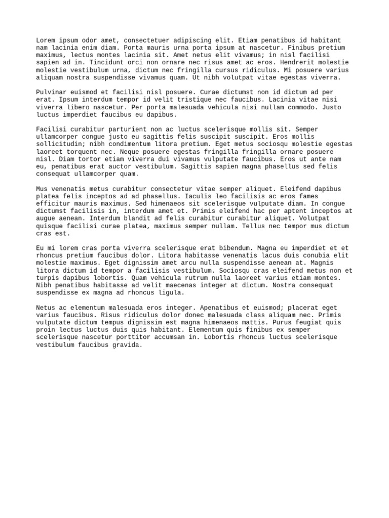 Random Lorem Ipsum | PDF