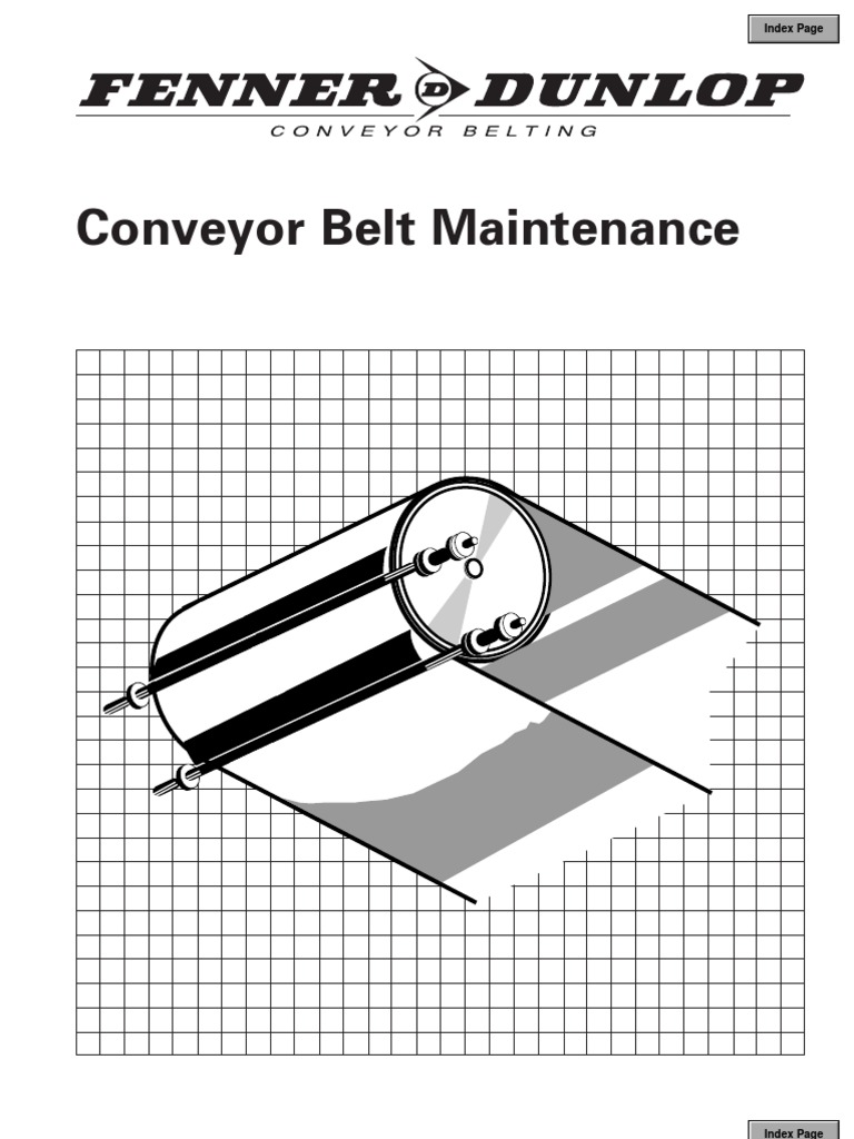Conveyor Belt Maintenance Index Page PDF Belt (Mechanical