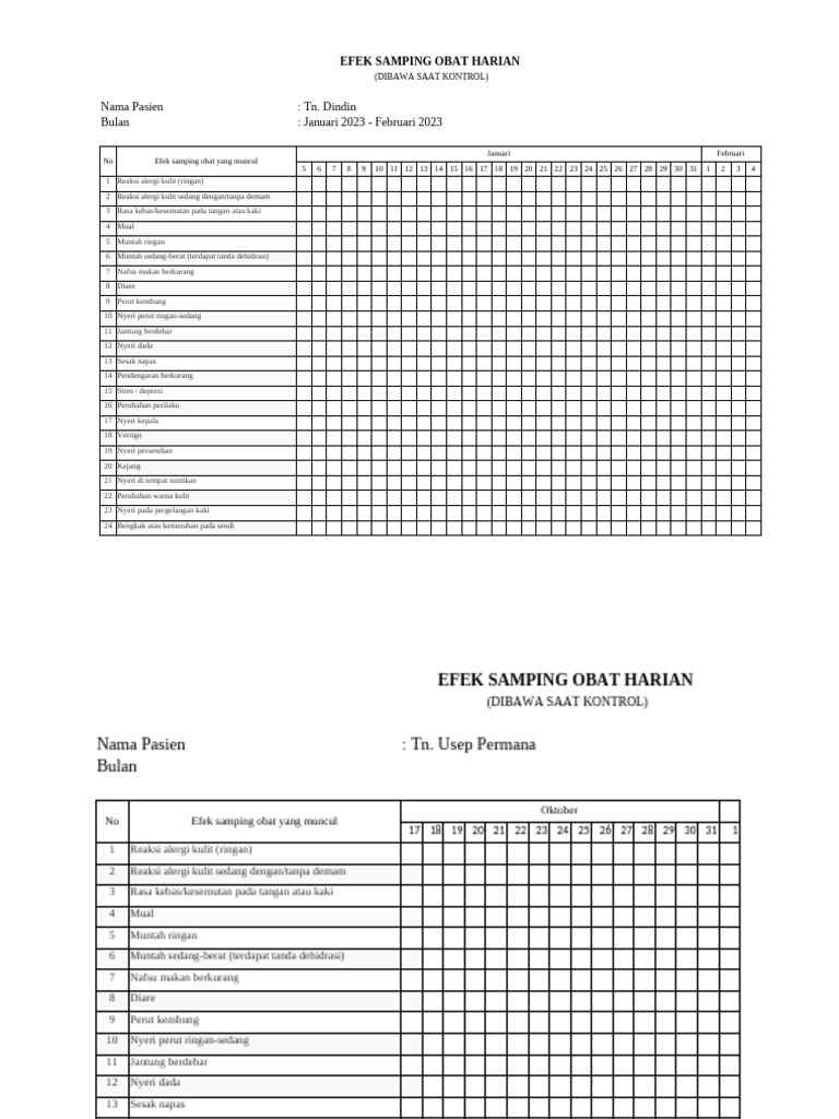 1 form eso harian pasien pdf