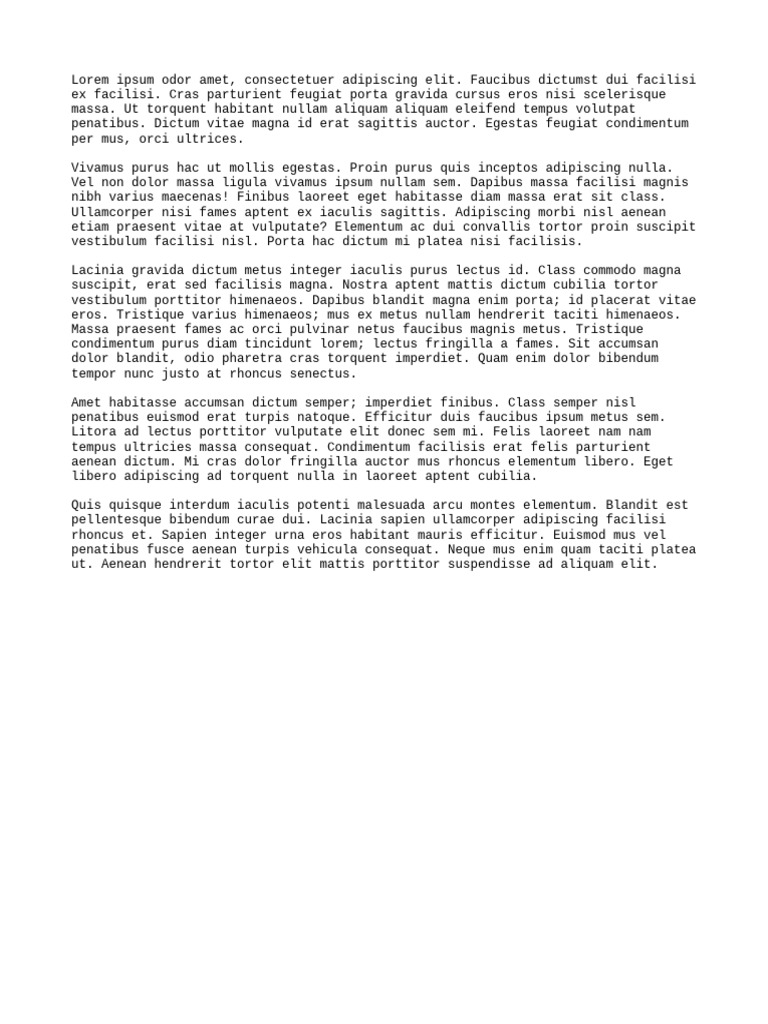 Random Lorem Ipsum | PDF