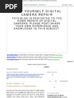 Fixing a Lens Error on a Digital Camera _Do It Yourself Digital Camera Repair