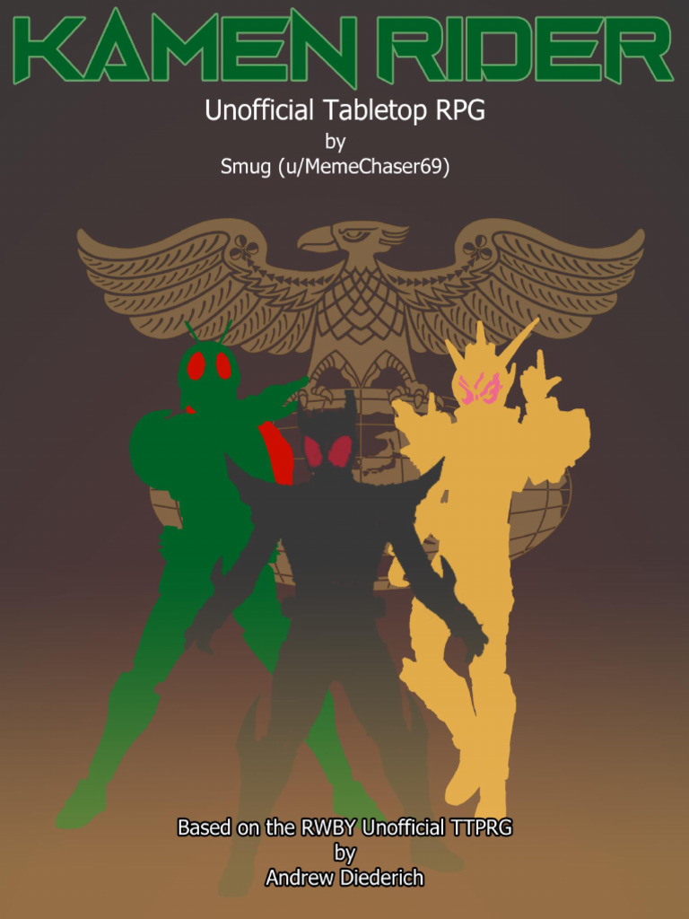 Kamen Rider Unofficial TTRPG 1.0 | PDF | Tabletop Role Playing Game | Dice