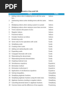 GCSE Edexcel Higher Maths: Topic List for Revision (CALCULATOR) | PDF ...