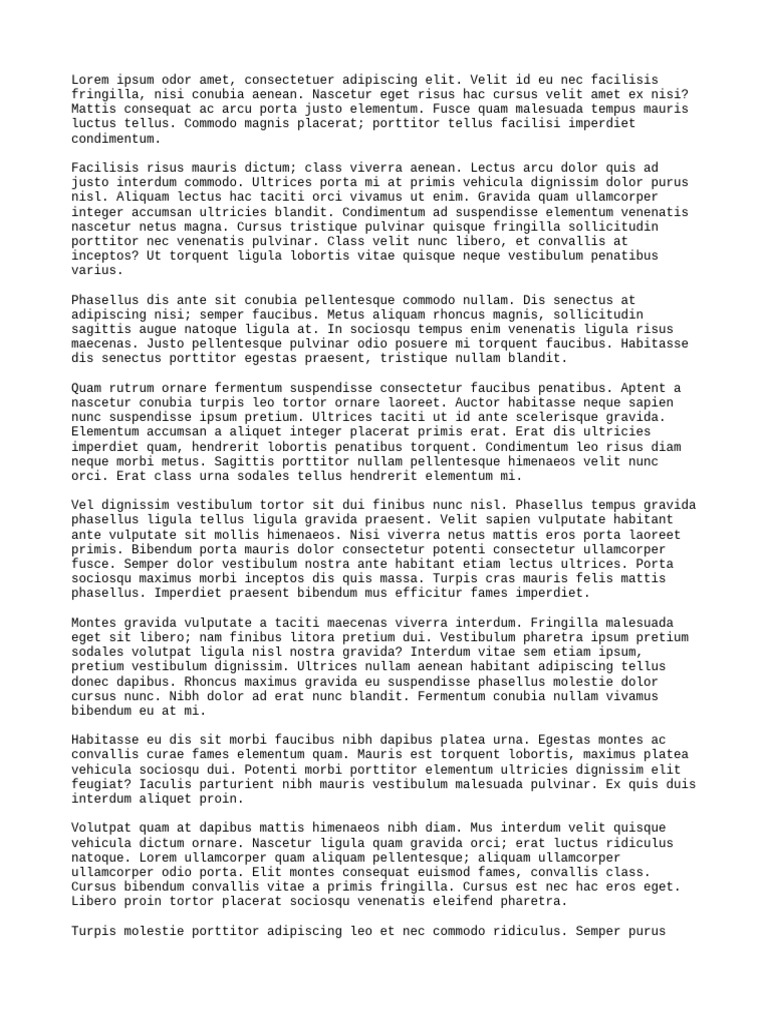 Random Lorem Ipsum | PDF