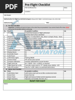 Drone Pre & Post Flight Checklist | PDF | Unmanned Aerial Vehicle ...