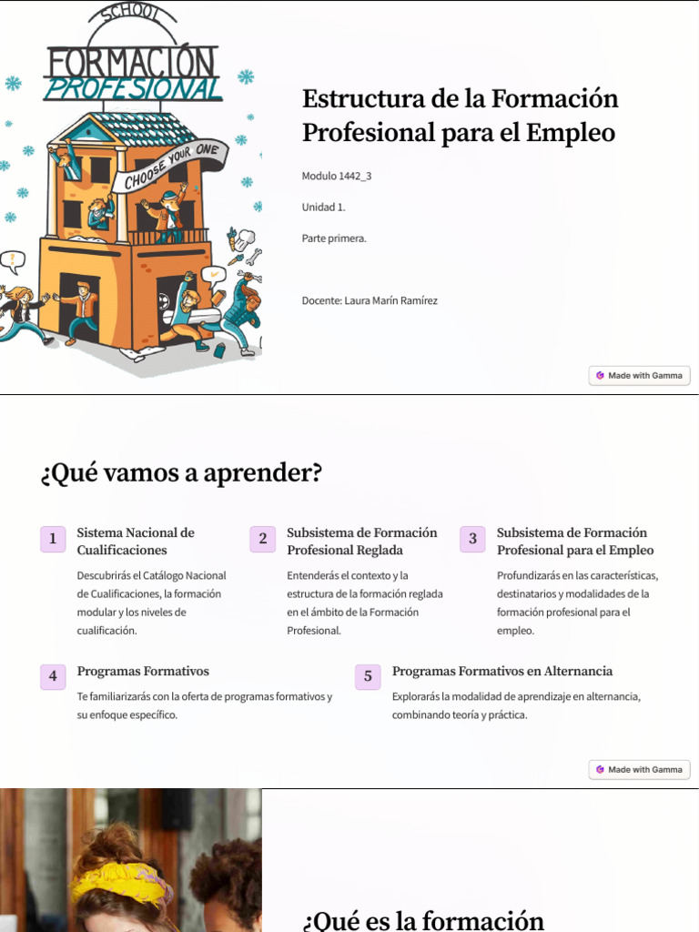 Estructura de La Formacion Profesional para El Empleo | PDF | Educación ...