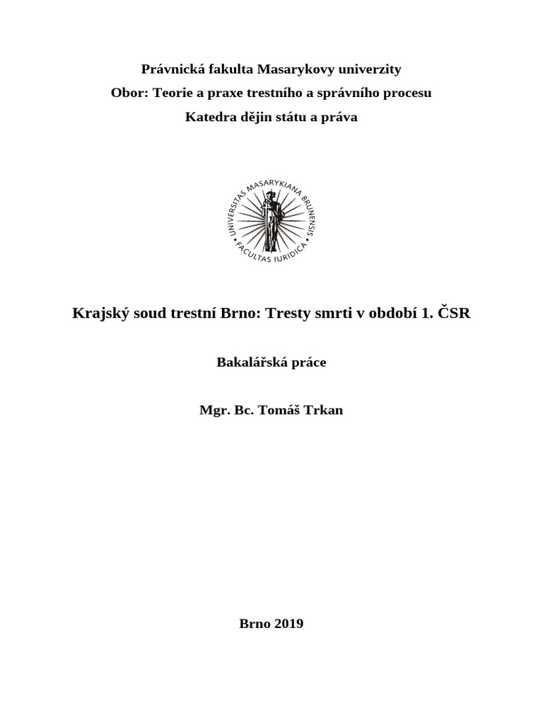 Bakalarska Prace Tomas Trkan | PDF