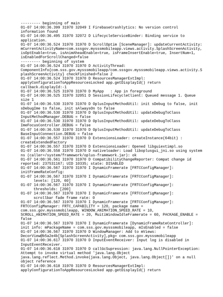 Sss Log 01 07 2025 14 00 35 | PDF | Software Engineering | Computer ...