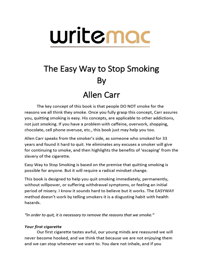 how to stop thinking about smoking cigarettes Why You Should Quit Quit Smoking Quit Smart Kit: