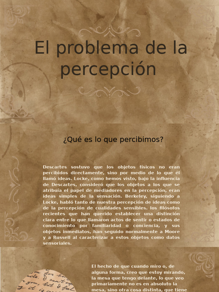 el problema de la percepcion | PDF | Percepción | Color