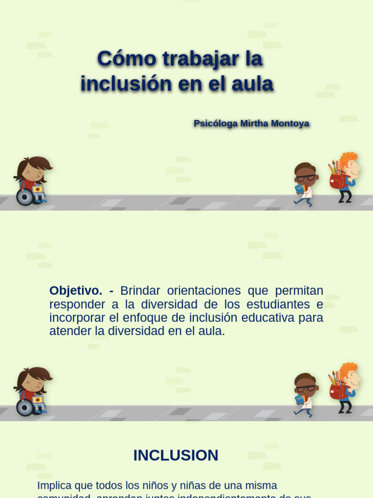 Inclusión Educativa en el Aula: Guía Práctica | PDF | Inclusión ...