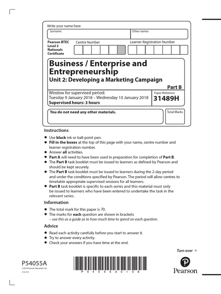 Part B - Timed | PDF | Business