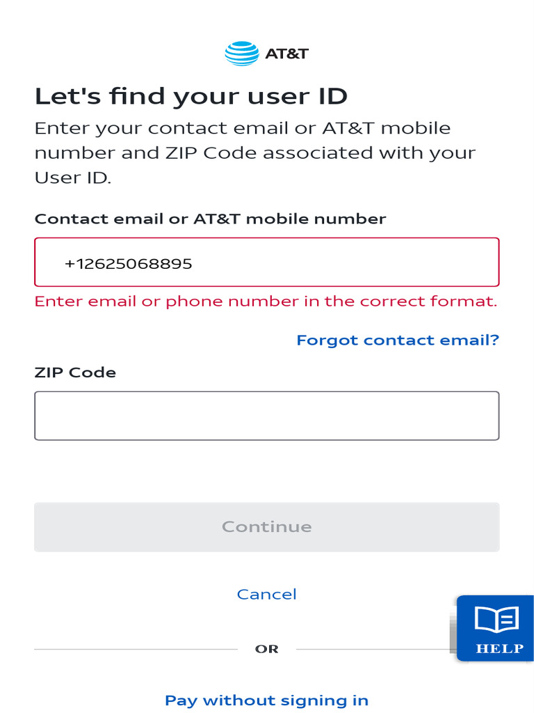 Retrieve Your AT&T User ID | PDF