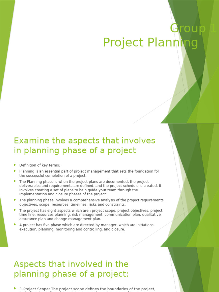 Essential Aspects of Project Planning | PDF | Risk Management | Risk