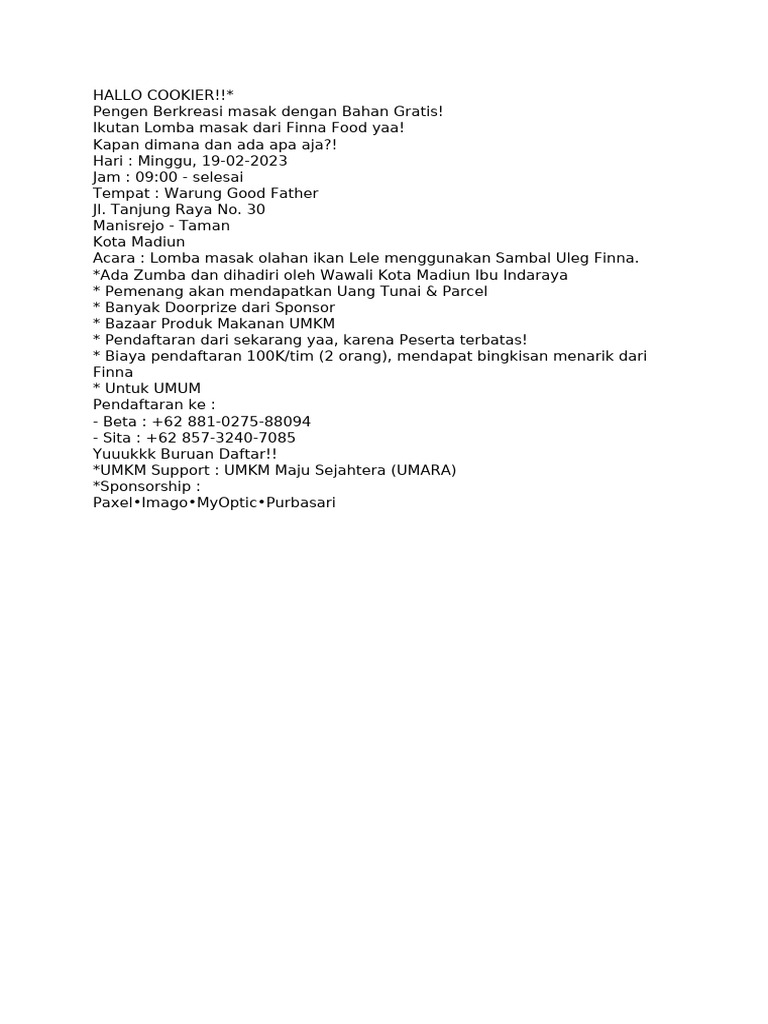 Hallo Cookier | PDF