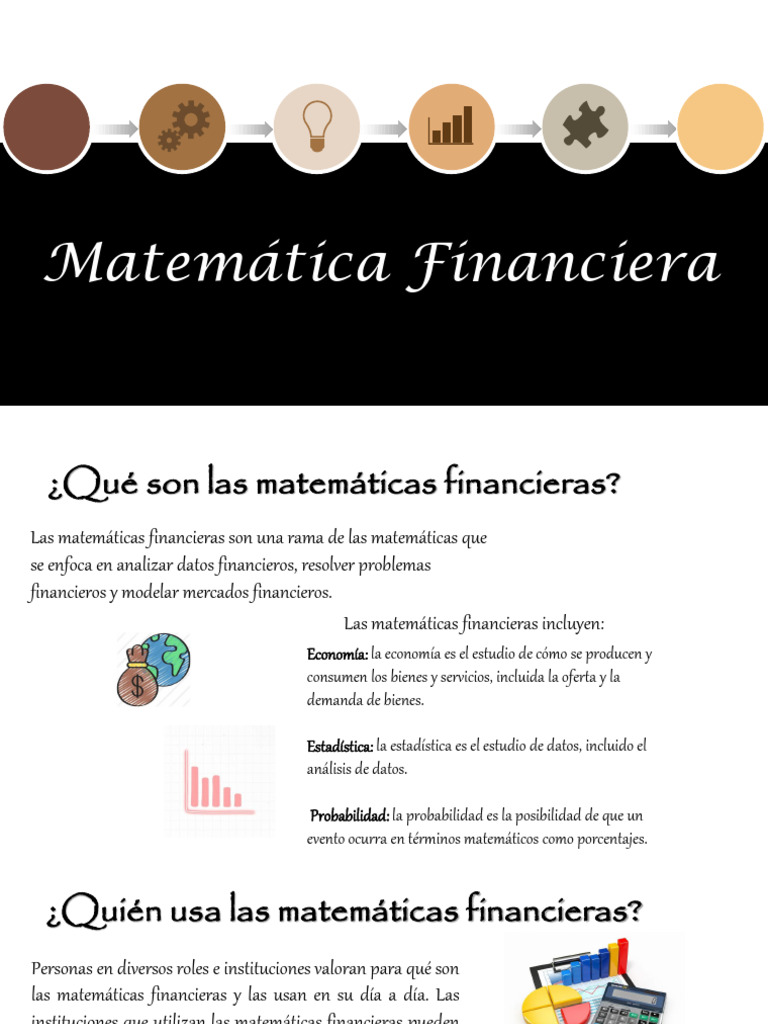 Aplicaciones de Matemáticas Financieras | PDF | Finanzas Matemáticas ...