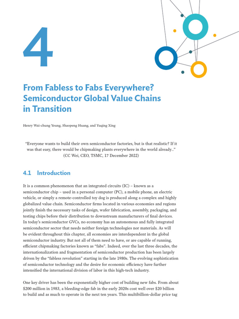 Semiconductor Industry: From Fabless to Fabs | PDF | Semiconductor ...