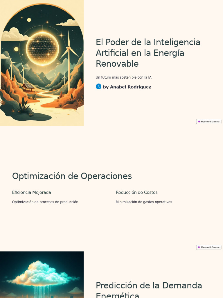 El Poder de La Inteligencia Artificial en La Energía Renovable | PDF
