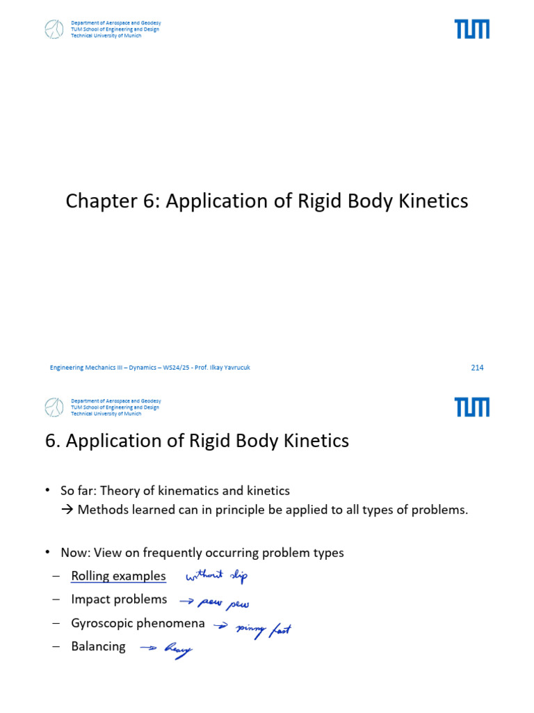 Rigid Body Kinetics in Dynamics | PDF | Classical Mechanics | Force